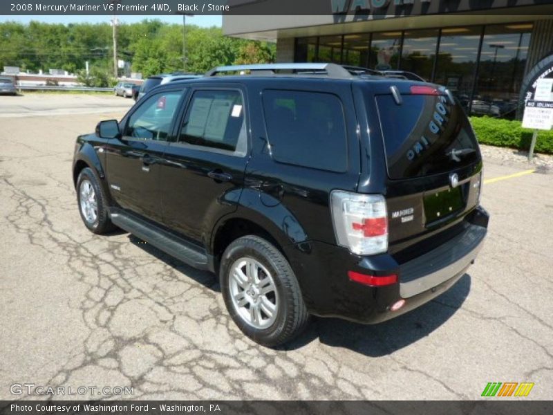Black / Stone 2008 Mercury Mariner V6 Premier 4WD