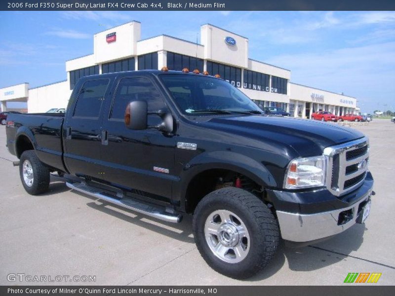 Black / Medium Flint 2006 Ford F350 Super Duty Lariat FX4 Crew Cab 4x4
