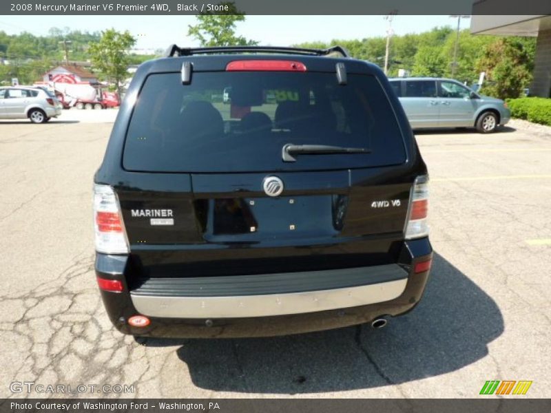 Black / Stone 2008 Mercury Mariner V6 Premier 4WD