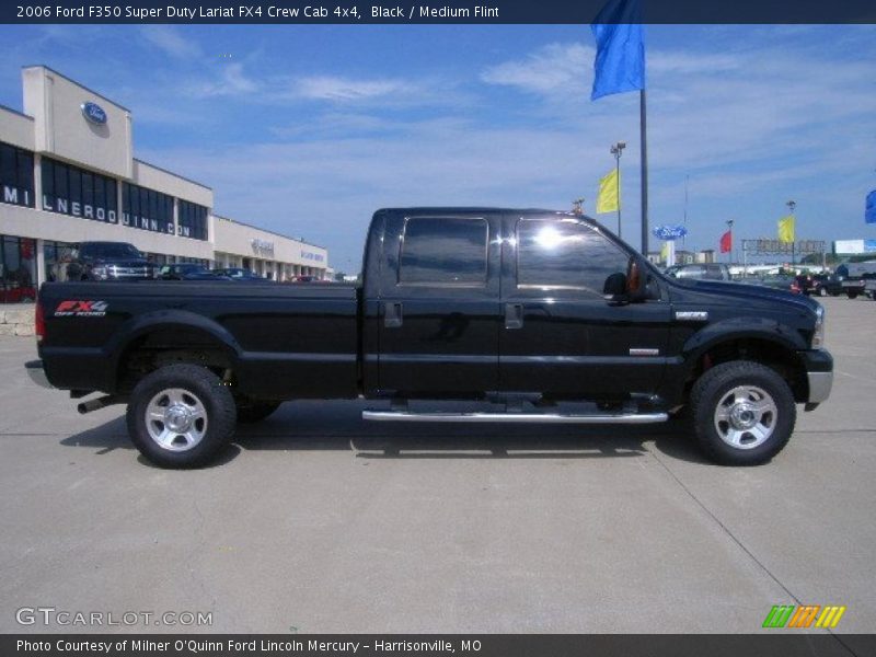 Black / Medium Flint 2006 Ford F350 Super Duty Lariat FX4 Crew Cab 4x4
