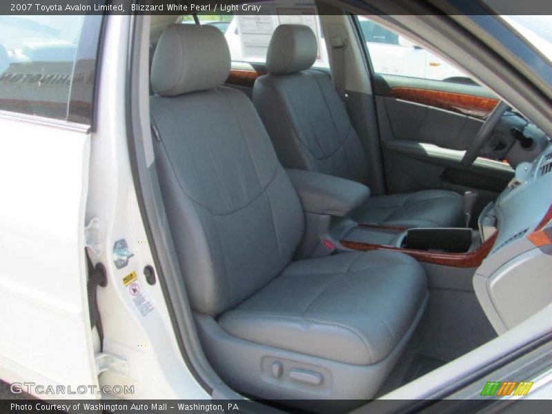 Blizzard White Pearl / Light Gray 2007 Toyota Avalon Limited