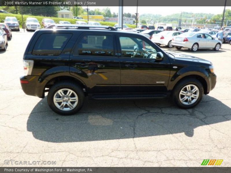 Black / Stone 2008 Mercury Mariner V6 Premier 4WD