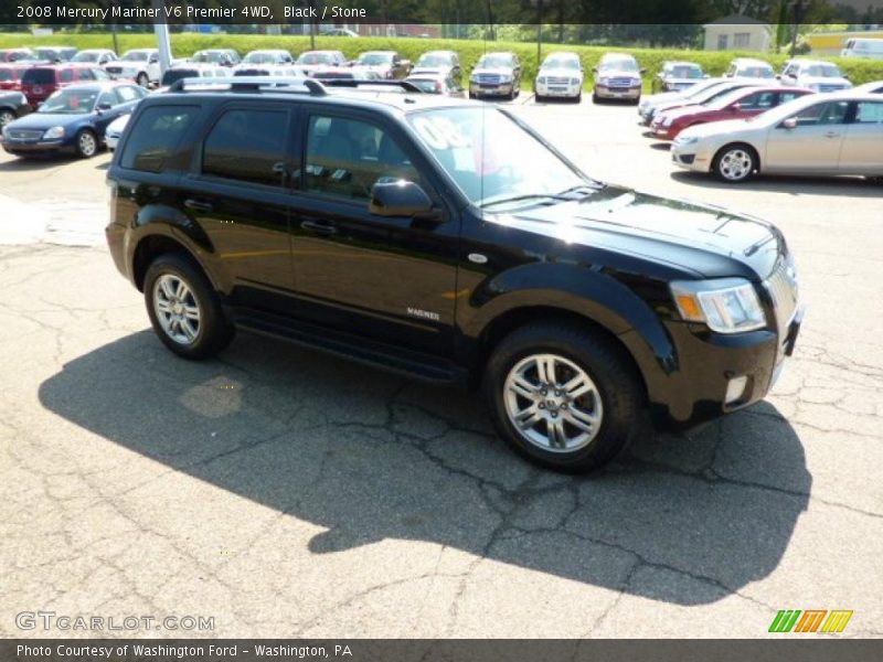 Black / Stone 2008 Mercury Mariner V6 Premier 4WD