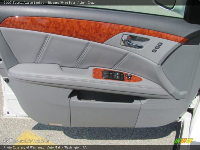 Blizzard White Pearl / Light Gray 2007 Toyota Avalon Limited