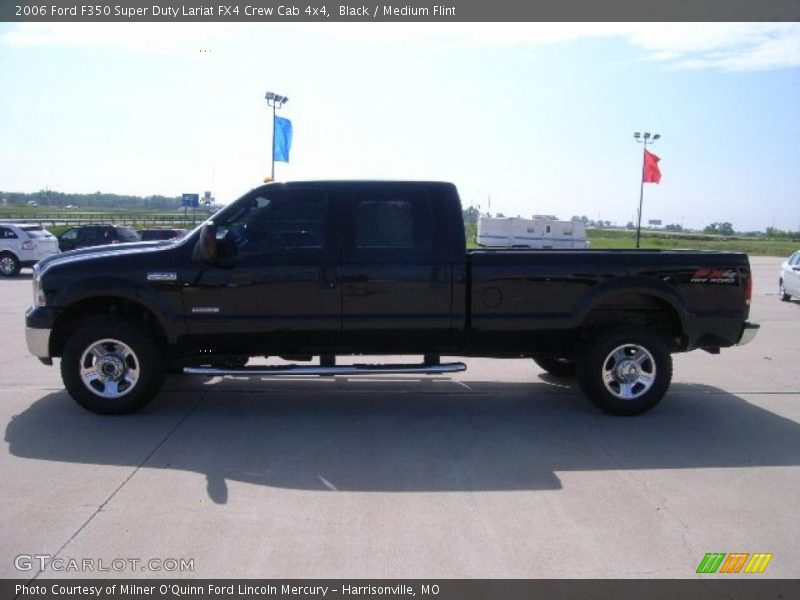 Black / Medium Flint 2006 Ford F350 Super Duty Lariat FX4 Crew Cab 4x4