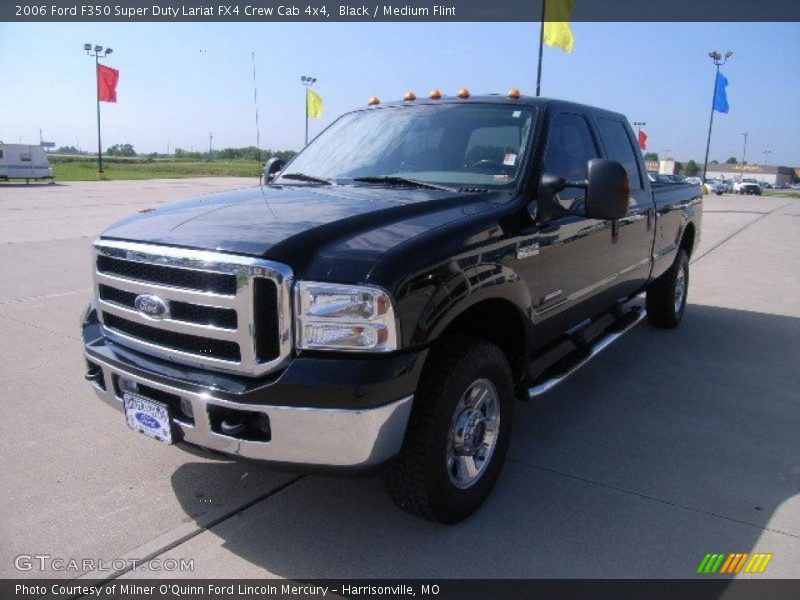 Black / Medium Flint 2006 Ford F350 Super Duty Lariat FX4 Crew Cab 4x4