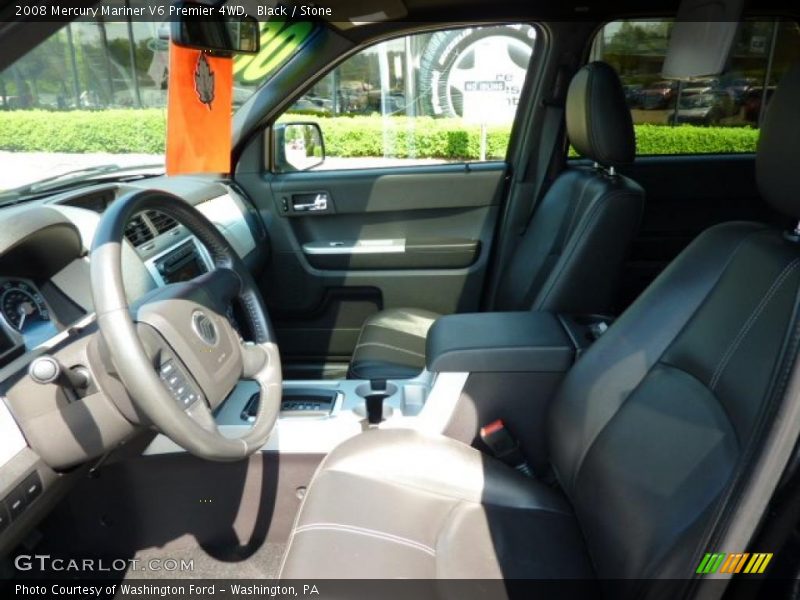 Black / Stone 2008 Mercury Mariner V6 Premier 4WD