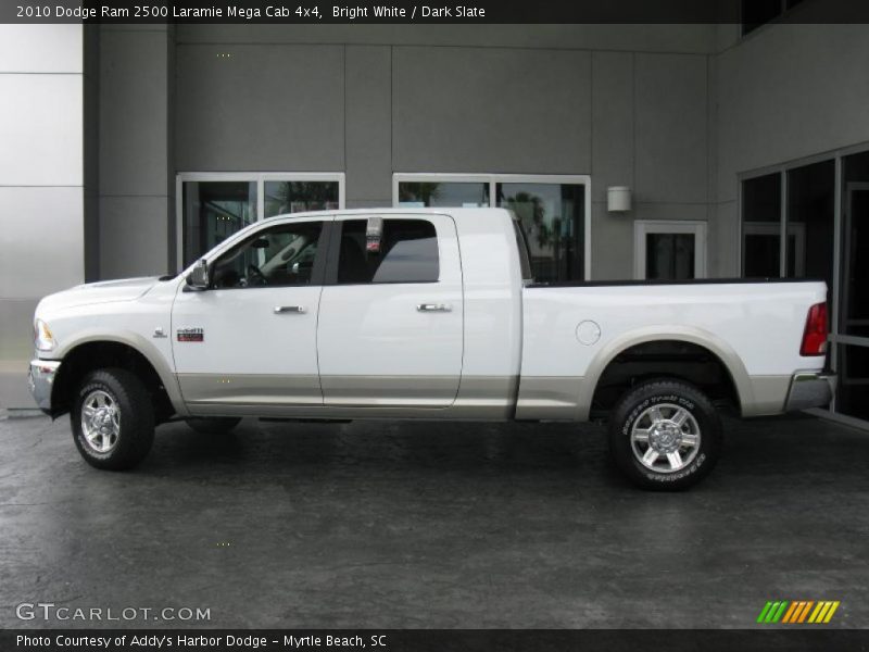 Bright White / Dark Slate 2010 Dodge Ram 2500 Laramie Mega Cab 4x4