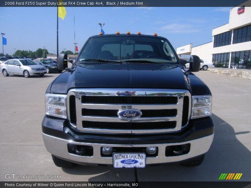 Black / Medium Flint 2006 Ford F350 Super Duty Lariat FX4 Crew Cab 4x4