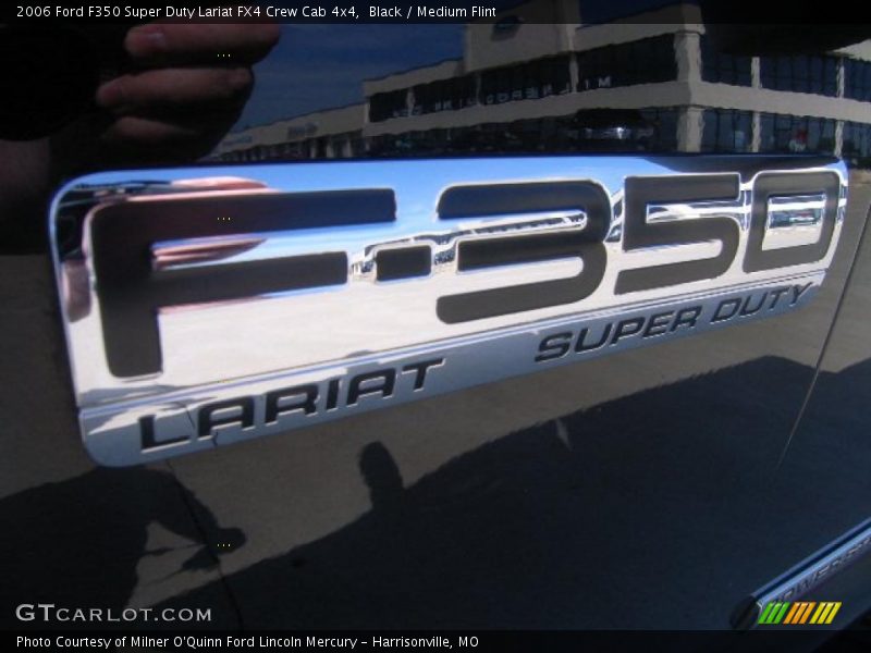 Black / Medium Flint 2006 Ford F350 Super Duty Lariat FX4 Crew Cab 4x4