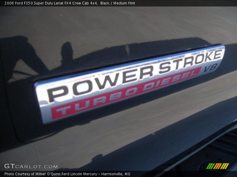 Black / Medium Flint 2006 Ford F350 Super Duty Lariat FX4 Crew Cab 4x4