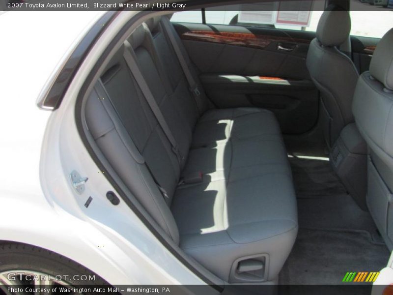 Blizzard White Pearl / Light Gray 2007 Toyota Avalon Limited