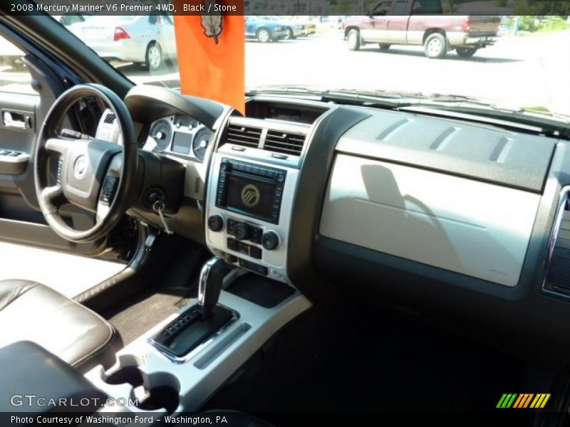 Black / Stone 2008 Mercury Mariner V6 Premier 4WD