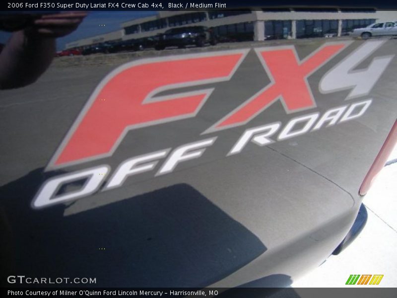Black / Medium Flint 2006 Ford F350 Super Duty Lariat FX4 Crew Cab 4x4