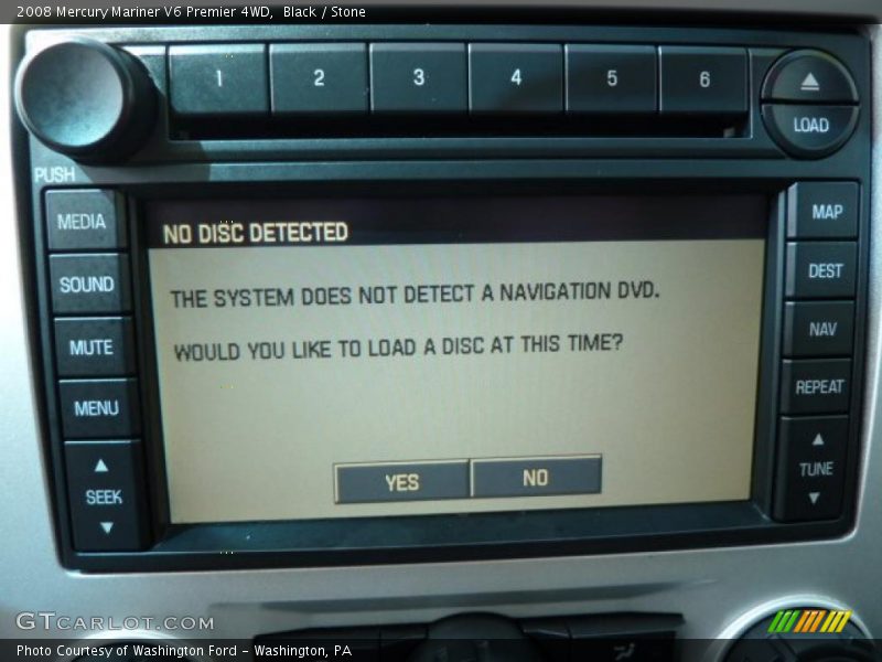 Black / Stone 2008 Mercury Mariner V6 Premier 4WD