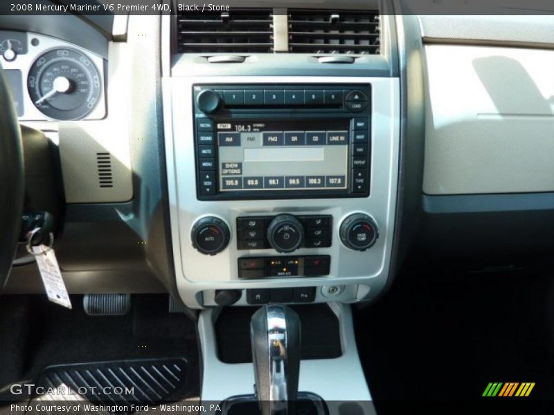 Black / Stone 2008 Mercury Mariner V6 Premier 4WD