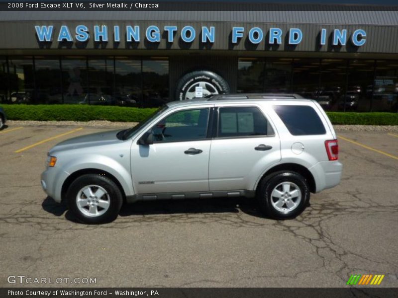 Silver Metallic / Charcoal 2008 Ford Escape XLT V6