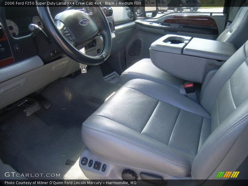 Black / Medium Flint 2006 Ford F350 Super Duty Lariat FX4 Crew Cab 4x4