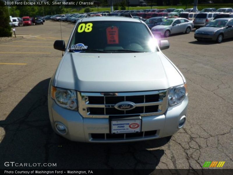 Silver Metallic / Charcoal 2008 Ford Escape XLT V6