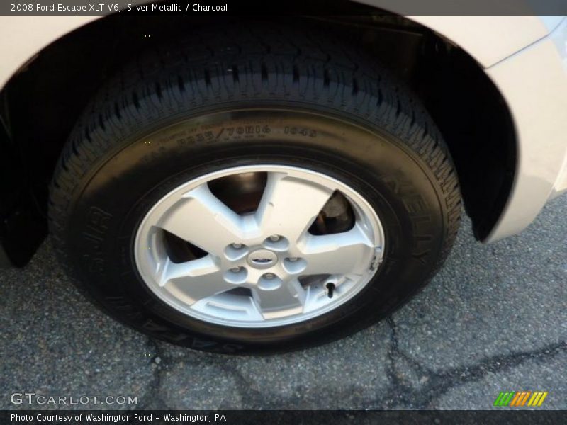 Silver Metallic / Charcoal 2008 Ford Escape XLT V6