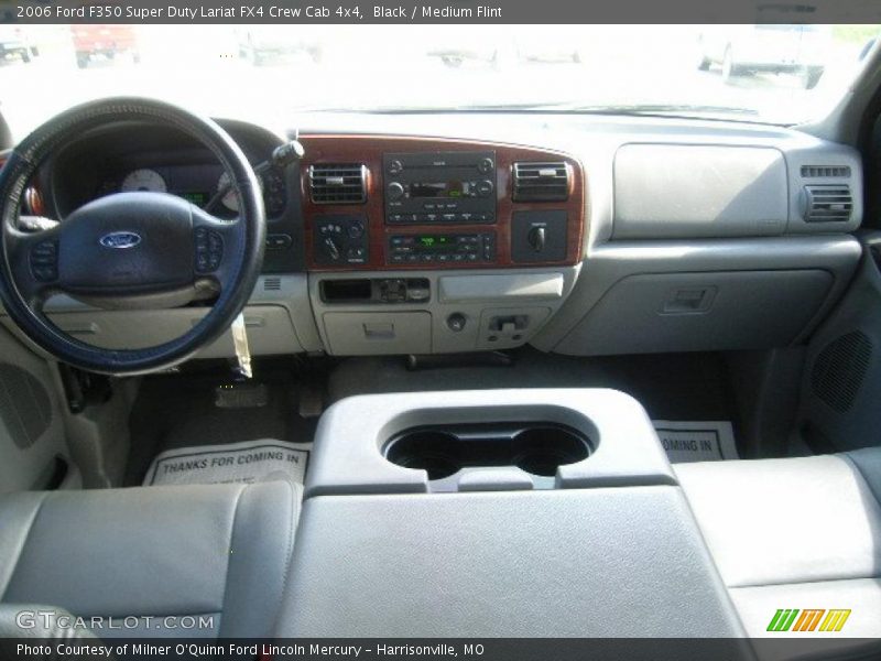 Black / Medium Flint 2006 Ford F350 Super Duty Lariat FX4 Crew Cab 4x4
