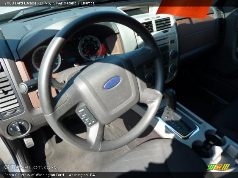 Silver Metallic / Charcoal 2008 Ford Escape XLT V6