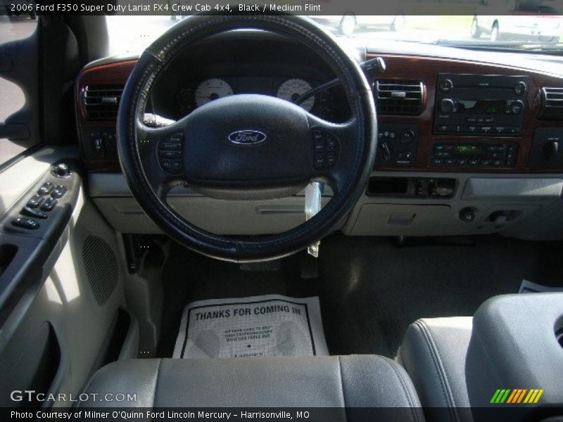 Black / Medium Flint 2006 Ford F350 Super Duty Lariat FX4 Crew Cab 4x4