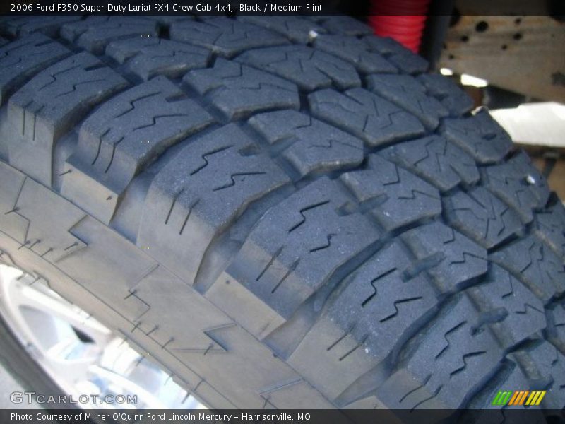 Black / Medium Flint 2006 Ford F350 Super Duty Lariat FX4 Crew Cab 4x4