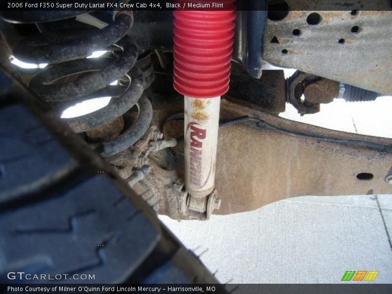 Black / Medium Flint 2006 Ford F350 Super Duty Lariat FX4 Crew Cab 4x4
