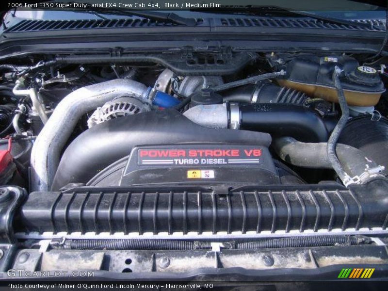 Black / Medium Flint 2006 Ford F350 Super Duty Lariat FX4 Crew Cab 4x4