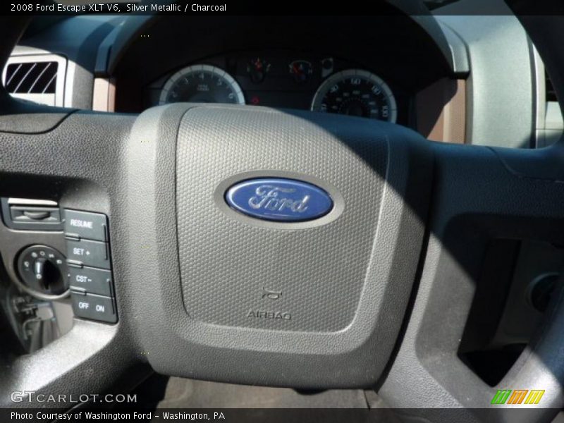 Silver Metallic / Charcoal 2008 Ford Escape XLT V6