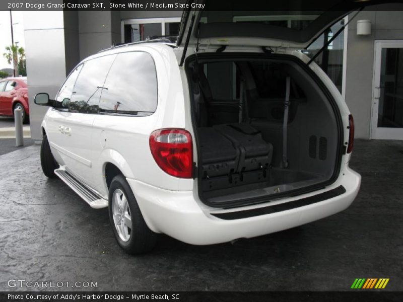 Stone White / Medium Slate Gray 2007 Dodge Grand Caravan SXT