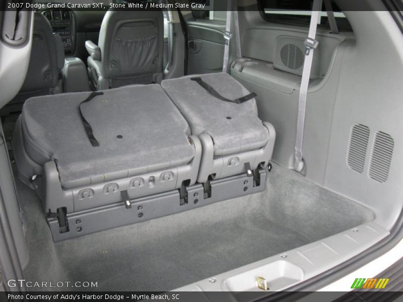 Stone White / Medium Slate Gray 2007 Dodge Grand Caravan SXT