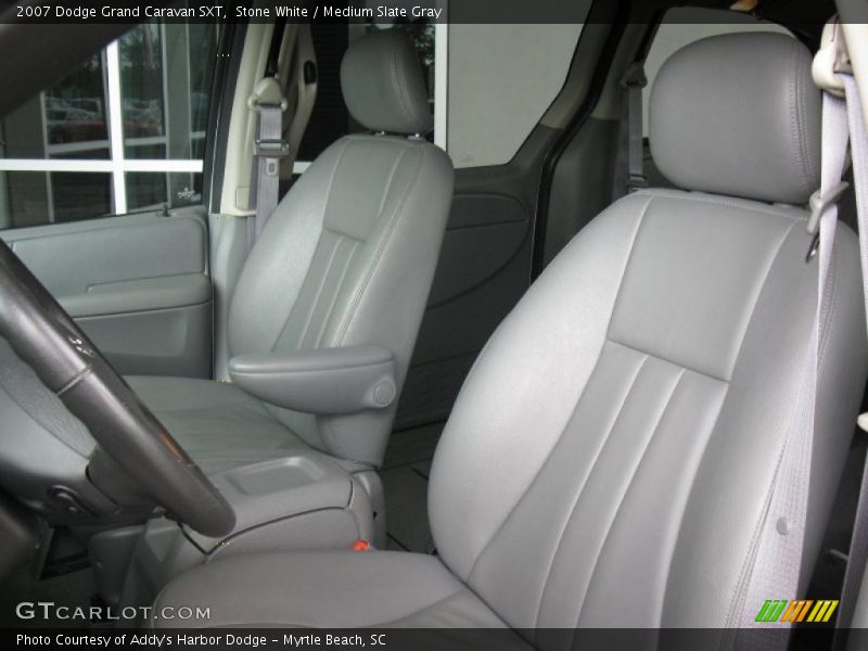 Stone White / Medium Slate Gray 2007 Dodge Grand Caravan SXT