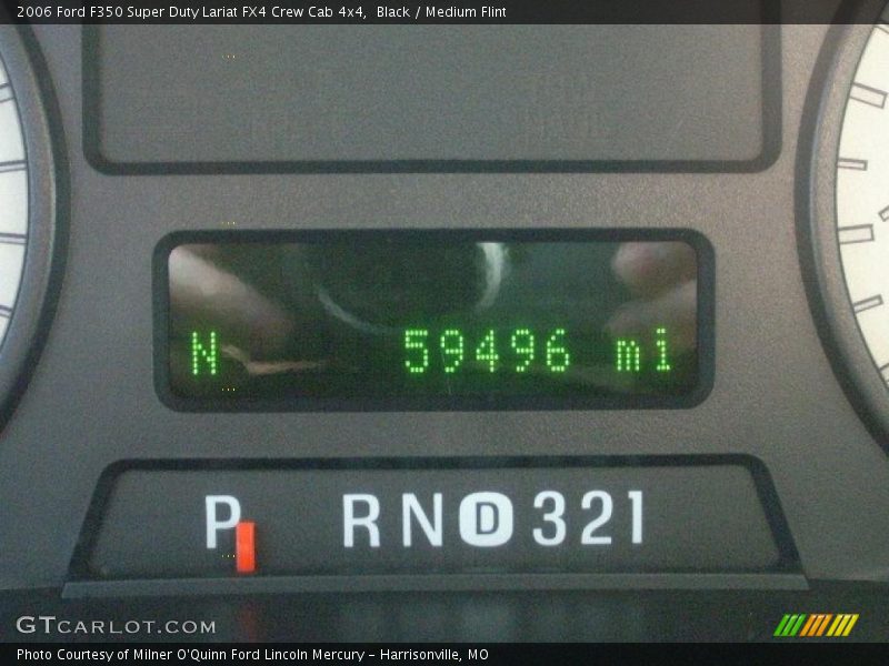 Black / Medium Flint 2006 Ford F350 Super Duty Lariat FX4 Crew Cab 4x4