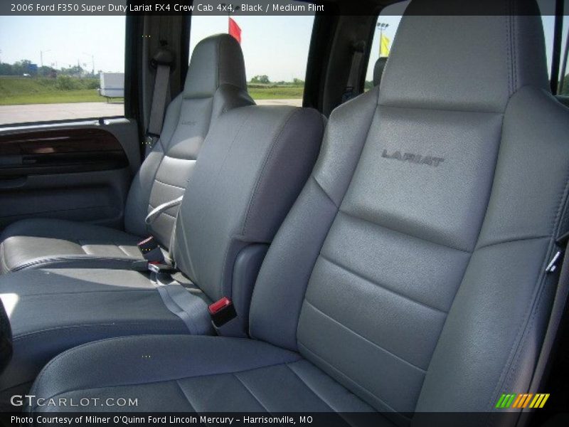Black / Medium Flint 2006 Ford F350 Super Duty Lariat FX4 Crew Cab 4x4