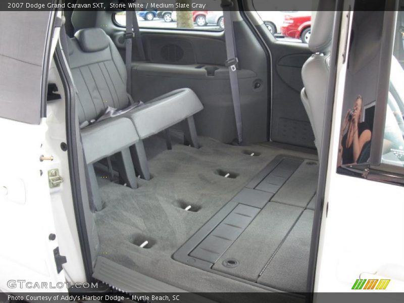 Stone White / Medium Slate Gray 2007 Dodge Grand Caravan SXT