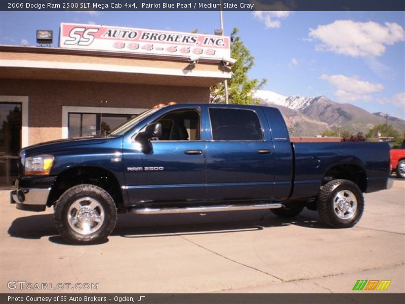 Patriot Blue Pearl / Medium Slate Gray 2006 Dodge Ram 2500 SLT Mega Cab 4x4