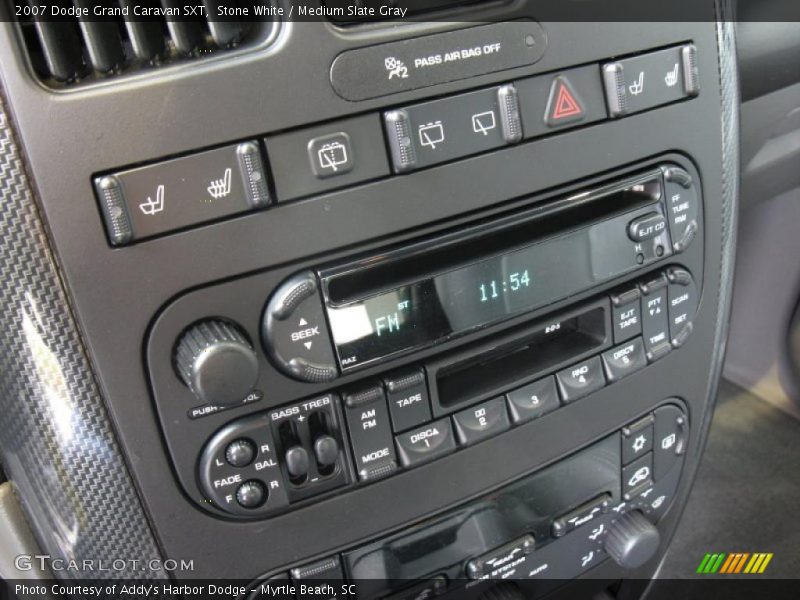 Stone White / Medium Slate Gray 2007 Dodge Grand Caravan SXT