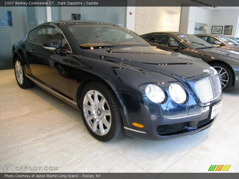 Dark Sapphire / Saddle 2007 Bentley Continental GT
