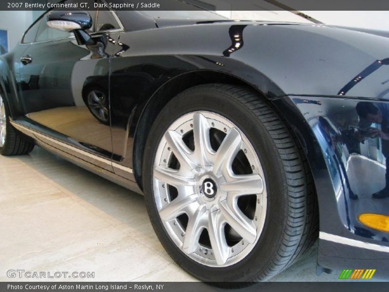 Dark Sapphire / Saddle 2007 Bentley Continental GT