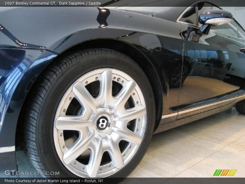 Dark Sapphire / Saddle 2007 Bentley Continental GT