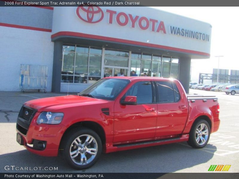 Colorado Red / Dark Charcoal 2008 Ford Explorer Sport Trac Adrenalin 4x4