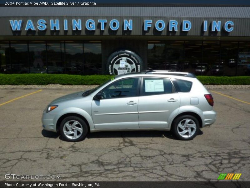 Satellite Silver / Graphite 2004 Pontiac Vibe AWD