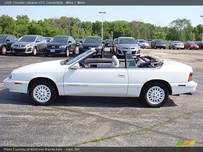 White / White 1995 Chrysler Lebaron GTC Convertible