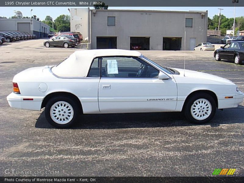 White / White 1995 Chrysler Lebaron GTC Convertible