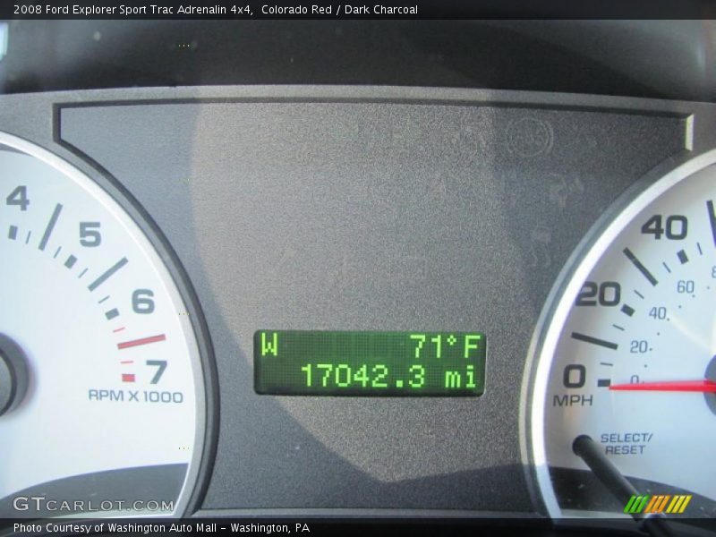 Colorado Red / Dark Charcoal 2008 Ford Explorer Sport Trac Adrenalin 4x4
