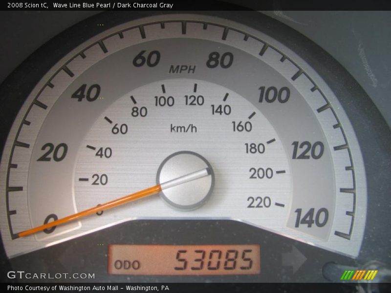 Wave Line Blue Pearl / Dark Charcoal Gray 2008 Scion tC
