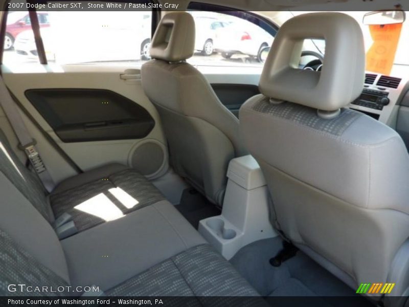 Stone White / Pastel Slate Gray 2007 Dodge Caliber SXT