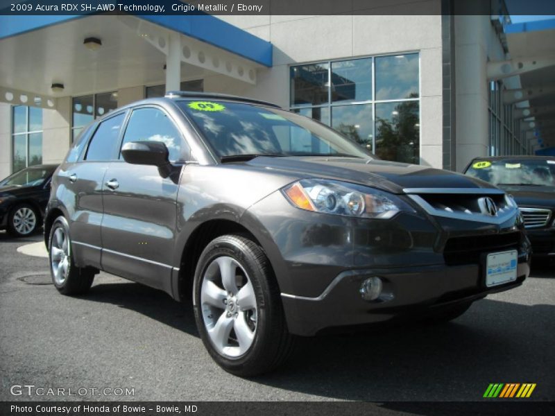 Grigio Metallic / Ebony 2009 Acura RDX SH-AWD Technology